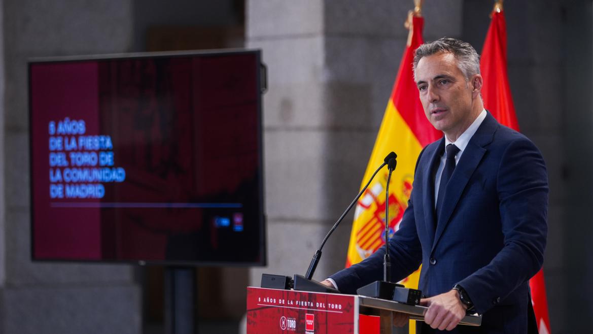La Comunidad de Madrid celebra 114 festejos taurinos en 26 municipios en los cinco años de la Fiesta del Toro El consejero Novillo