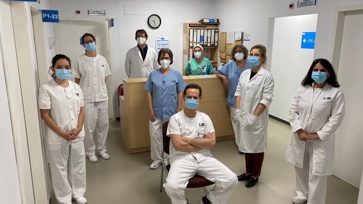 Profesionales médicos y de enfermería del Servicio de Endocrinología 