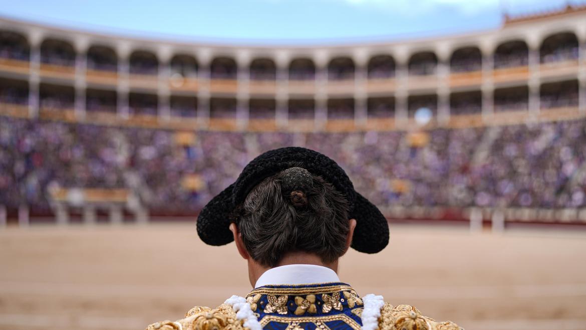 Torero en la plaza