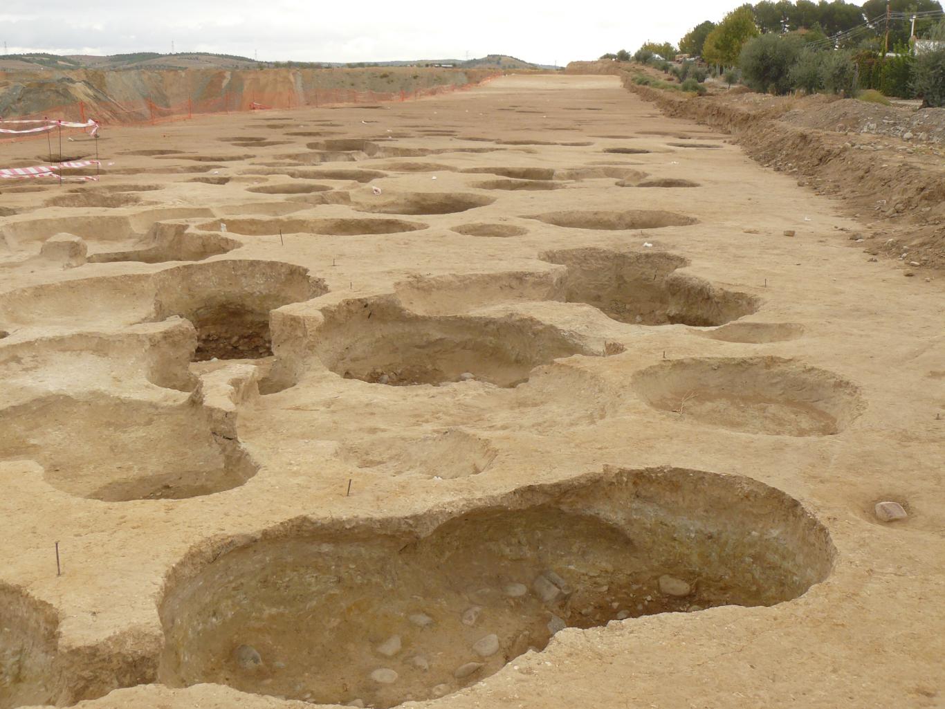 Imagen de panorámica de la excavación arqueológica