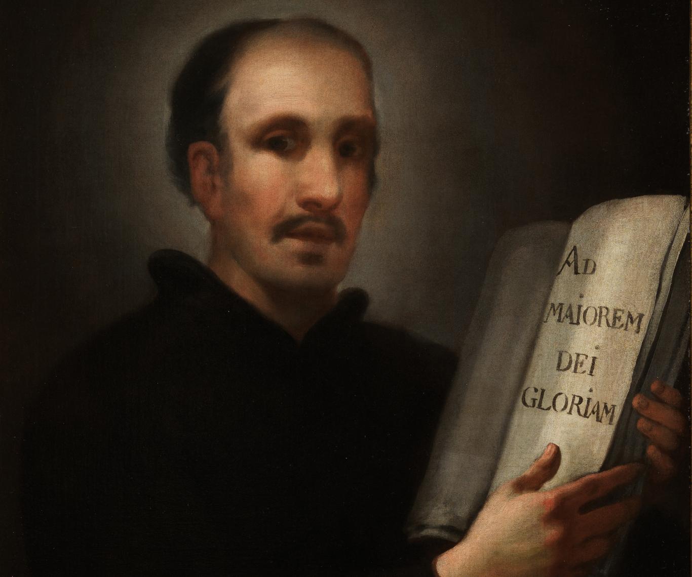 Retrato en busto de un santo