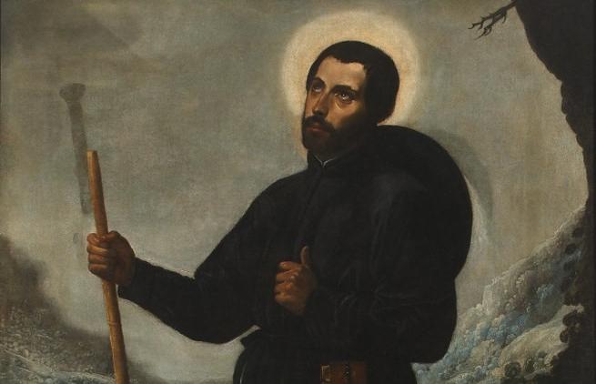 Imagen de un santo con aureola