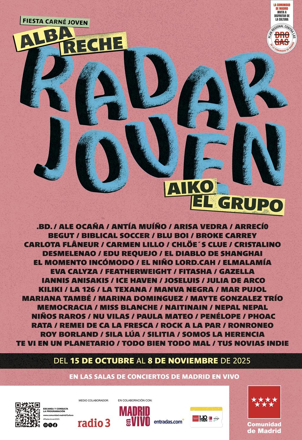 Cartel Radar Joven 2025
