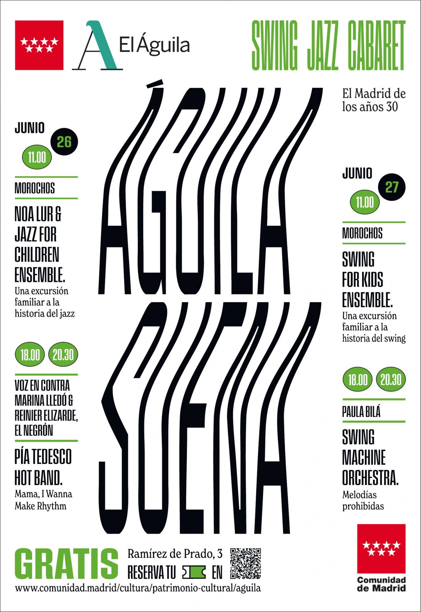 Cartel conciertos El Águila suena