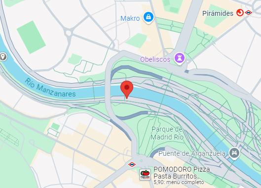 mapa segunda edición carrera prl madrid