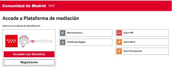 plataforma mediacion entrada