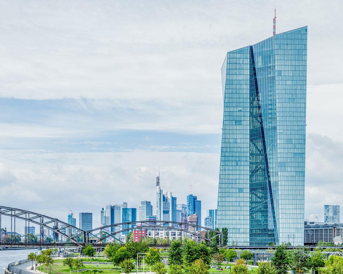 Imagen del edificio del Banco Central Europeo