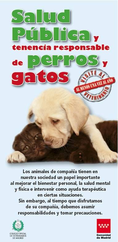 Portada de la publicación Salud pública y tenencia responsable de perros y gatos