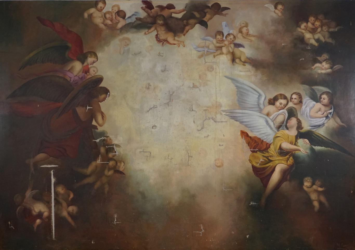 El lienzo Rompimiento de gloria