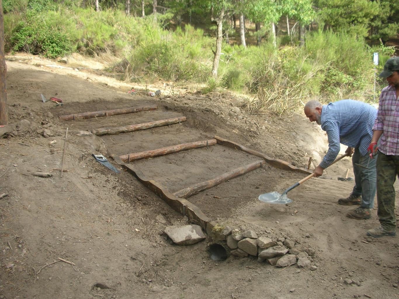 Preparación de escalones