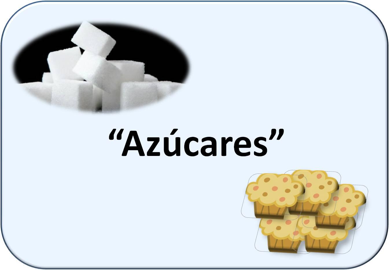 Simbología de azúcares: terrones de azúcar y magdalenas