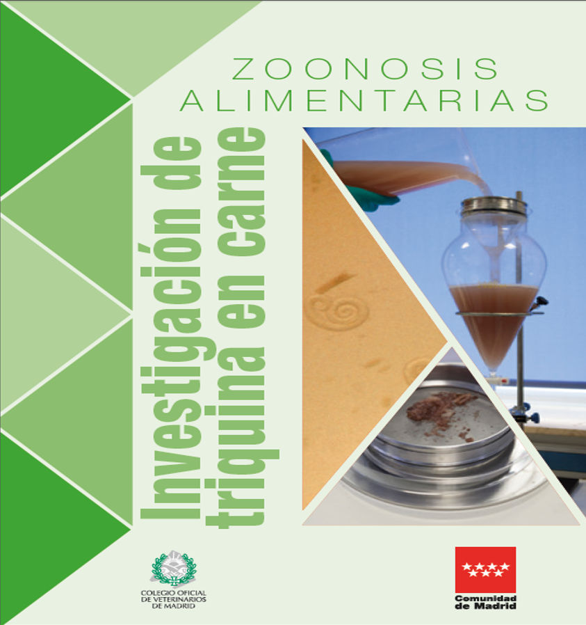 Portada del folleto: Investigación de triquina en carne
