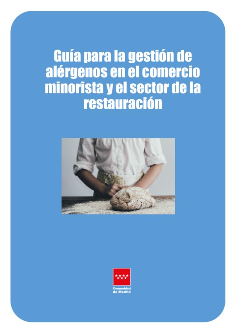 Portada de la guía de gestión de alérgenos en el comercio minorista y la restauración