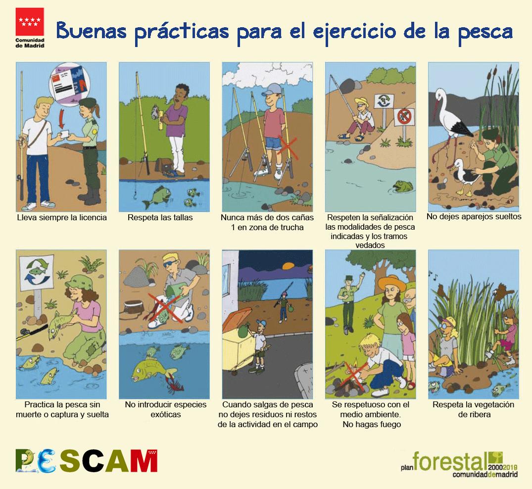 Decálogo buenas prácticas en la pesca