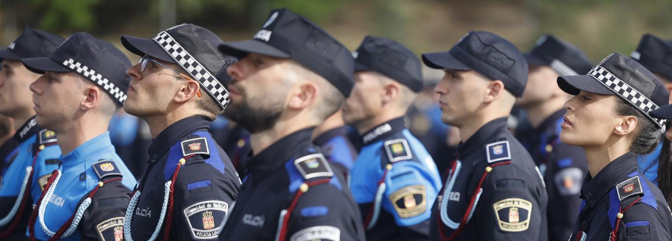 policías locales en formación
