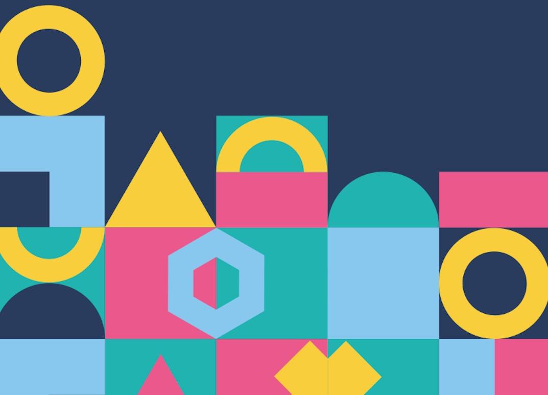 figuras geométricas de colores