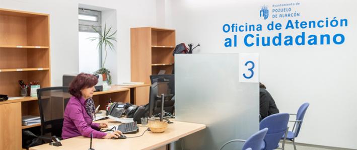 Oficina de atención al ciudadano del Ayutamiento de Pozuelo de Alarcón