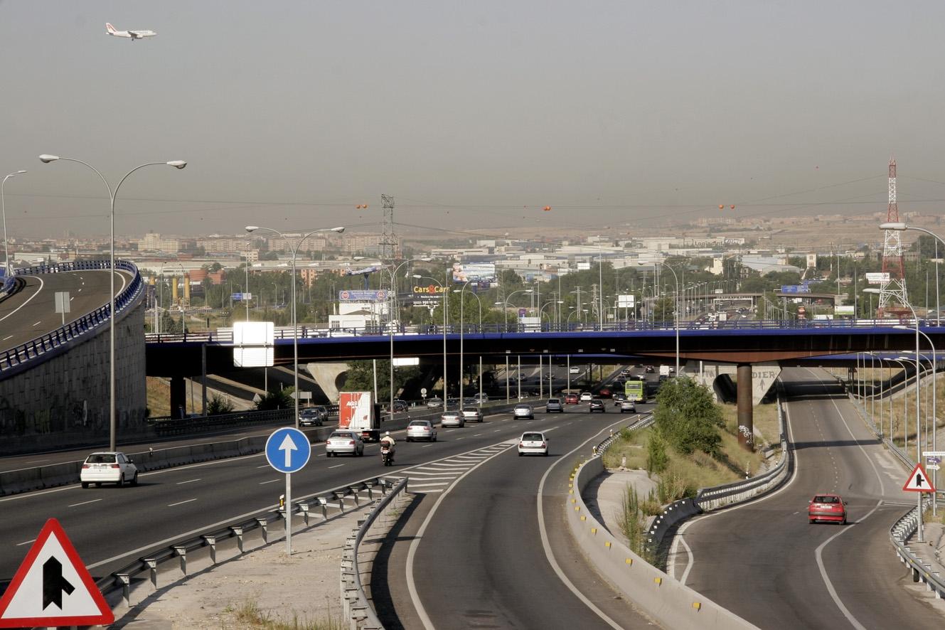 Madrid_Tráfico en carretera de circunvalación