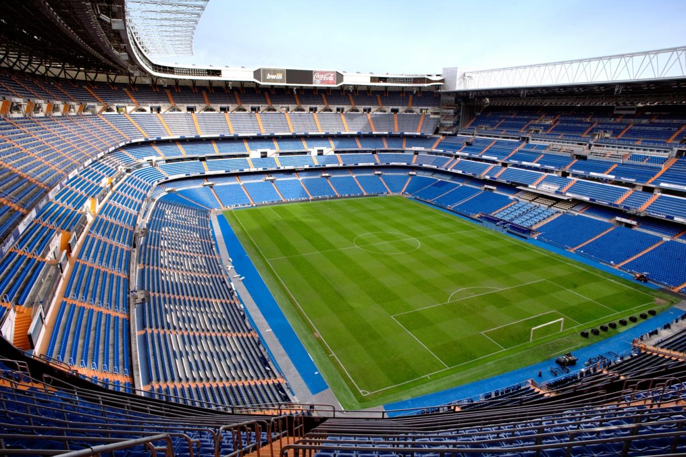 Imagen del estadio Santiago Bernabéu