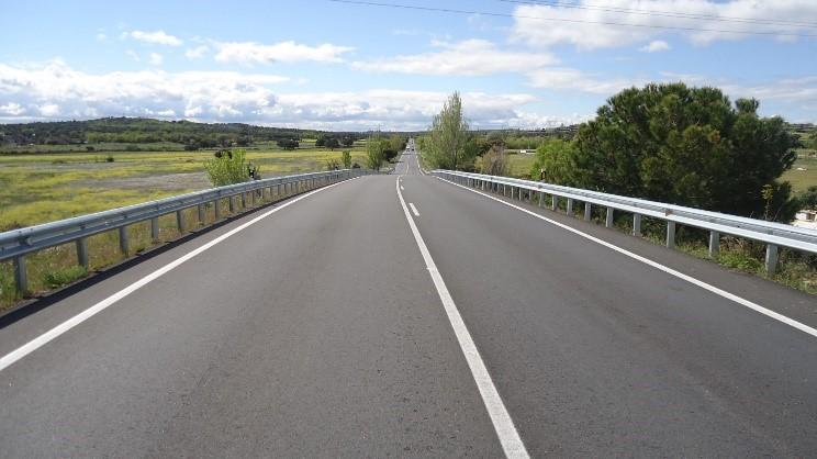Obra terminada en la carretera M-510