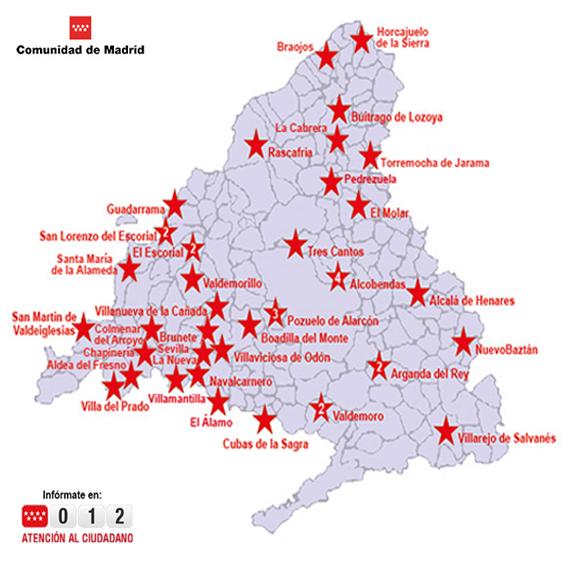 Mapa Oficinas Atención al Ciudadano