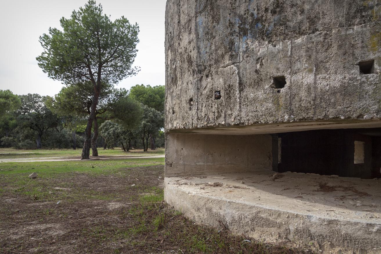 Imagen del fortín en La Dehesa de Navalcarbón en Las Rozas