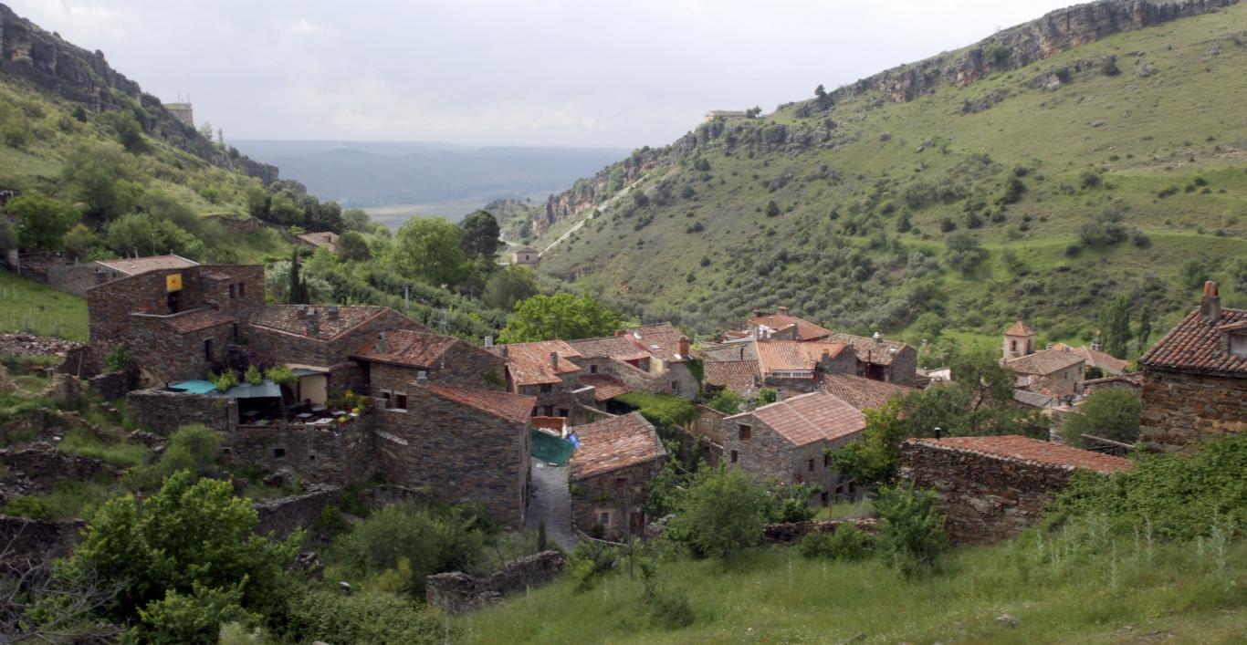 Vista general del Conjunto Histórico de Patones de Arriba, en el municipio de Patones Conjunto Histórico de Patones de Arriba, en el municipio de Patones