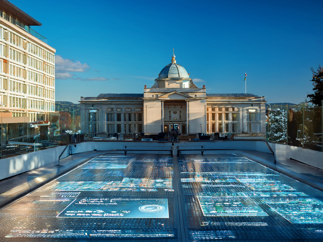 Sede de un Ayuntamiento con aplicaciones