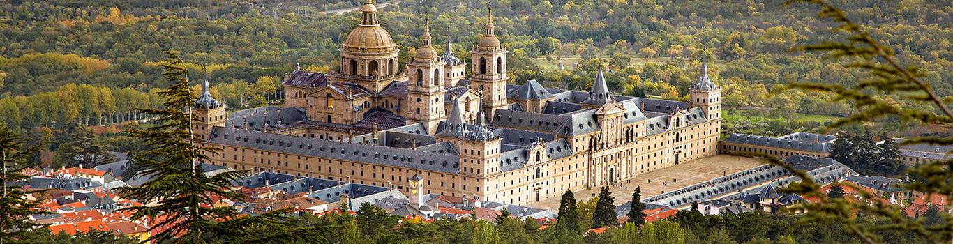 Fotografía aérea del Monasterio de San Lorenzo de El Escorial