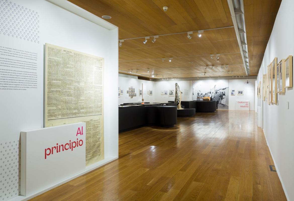 Vista de la sala de exposiciones