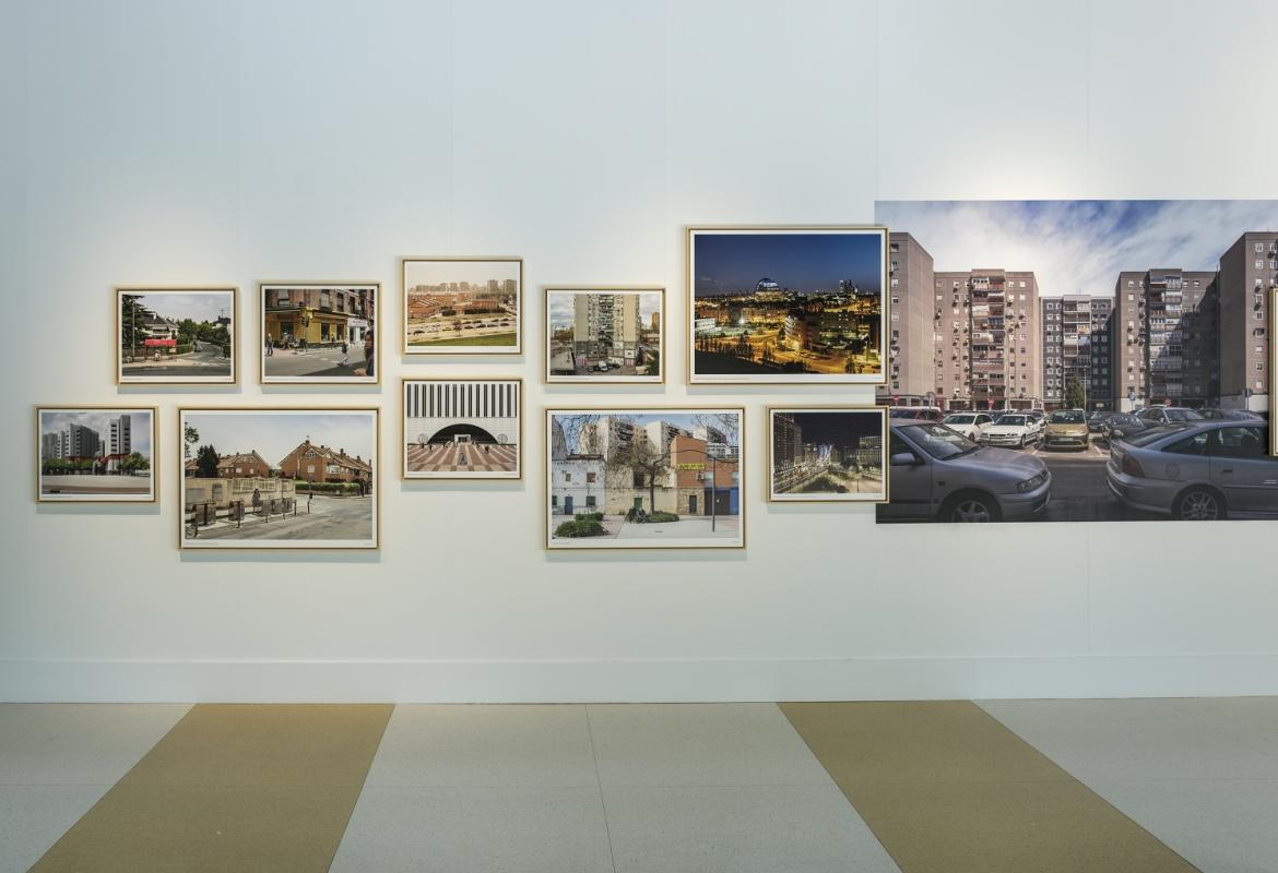 Algunas fotografías expuestas de la muestra Vistas Paisajes urbanos de la Comunidad de Madrid