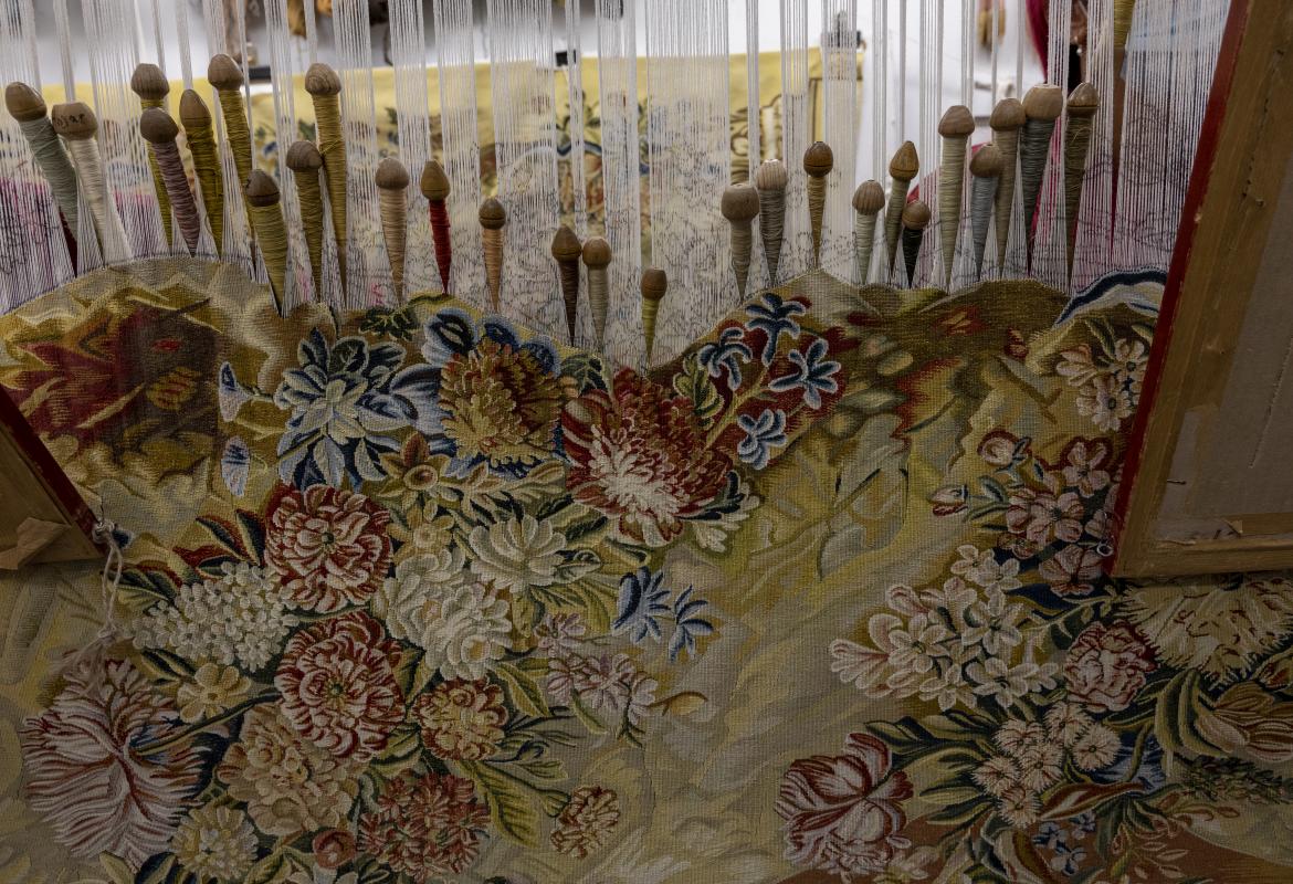 Maquinaria de la Real Fábrica de Tapices  la Real Fábrica de Tapices