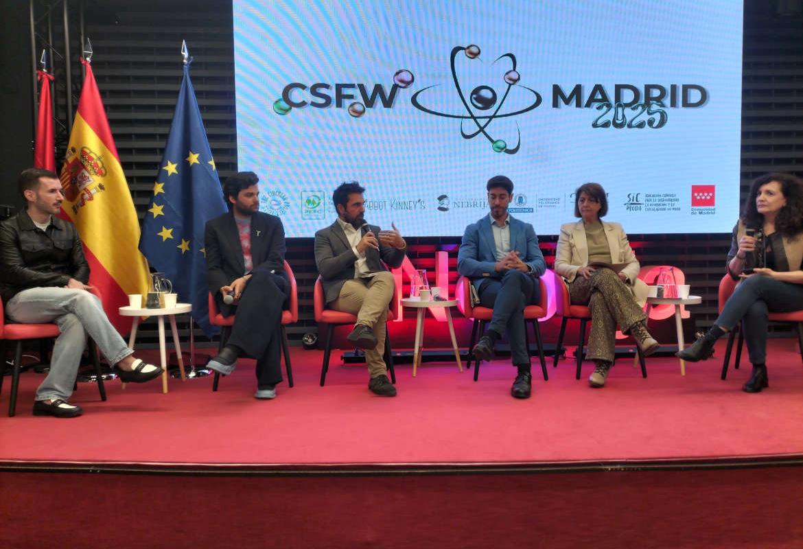 CSFW Madrid 2025 - Participantes en la mesa institucional sobre moda circular