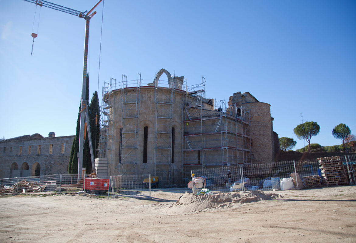 Restauración del ábside y antesacristía del Monasterio de Santa María la Real de Valdeiglesias