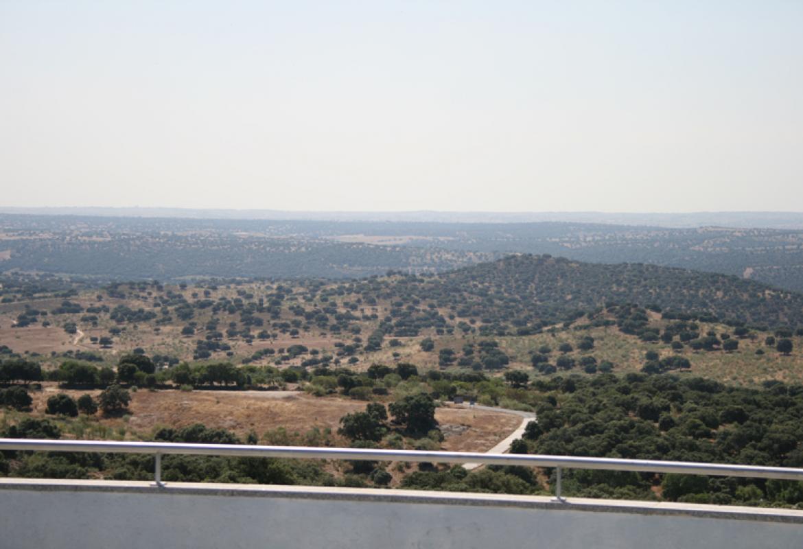 Vistas desde el mirardor del Centro de educación ambiental El Águila