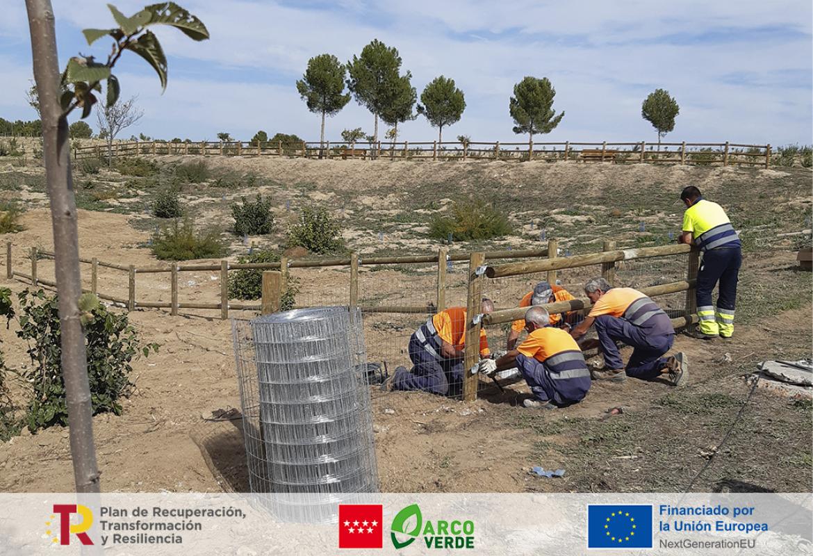 Trabajos Arco Verde uso público