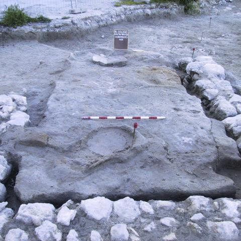 Estructura de la Segunda Edad del Hierro del Yacimiento El Colegio en Valdemoro Imagen de estructura de la Segunda Edad del Hierro del Yacimiento El Colegio en Valdemoro