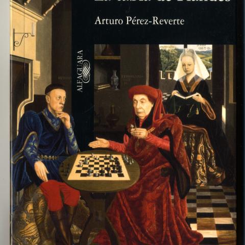 Cubierta de "La tabla de Flandes", de Arturo Pérez-Reverte_