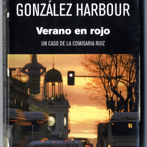 Cubierta de "Verano en rojo", de Berna González Harbour_