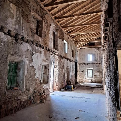 Galería norte en su estado inicial