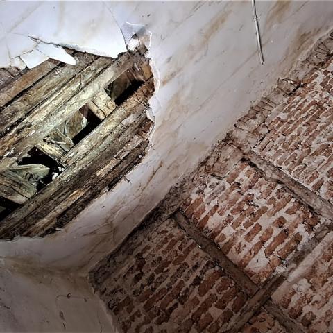 Tramo de forjado en la galería sur