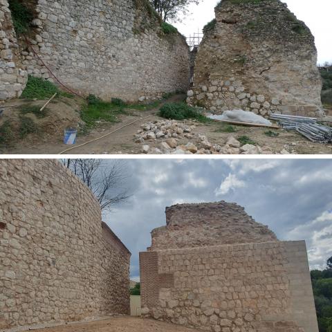 imagen comparativa antes y después de la intervención de 2024 imagen comparativa antes y después de la intervención