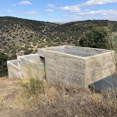 Edificaciones campamento militar Imagen de restos arqueológicos