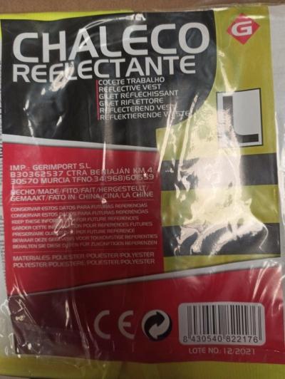 chaleco reflectante