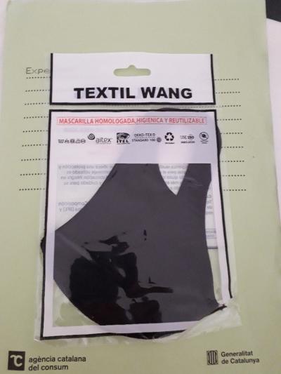 Foto mascarilla Textil Wang