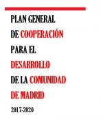 Plan General de Cooperación al Desarrollo 2017-2020
